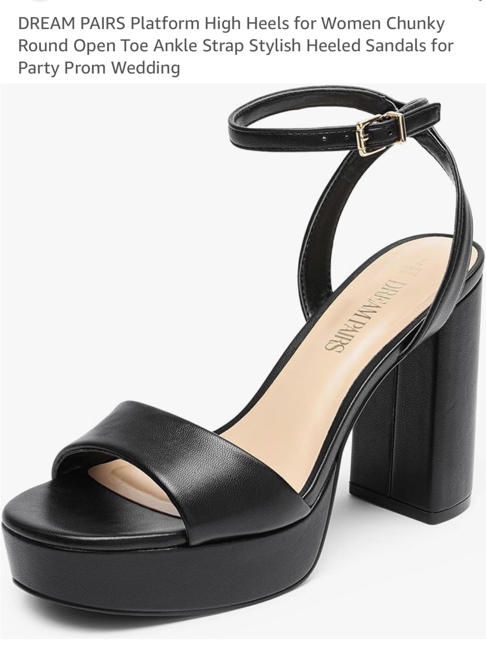 Black Bathroom Heels